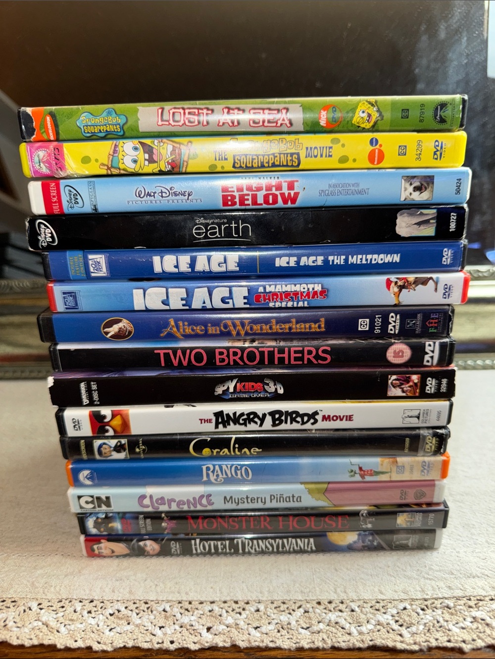 Misc. Disney/ Paramount/ Nickelodeon/ 20th Century Fox DVD Bundle of 15 Movies